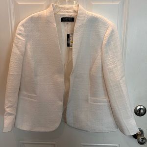Kasper white suit jacket size 14